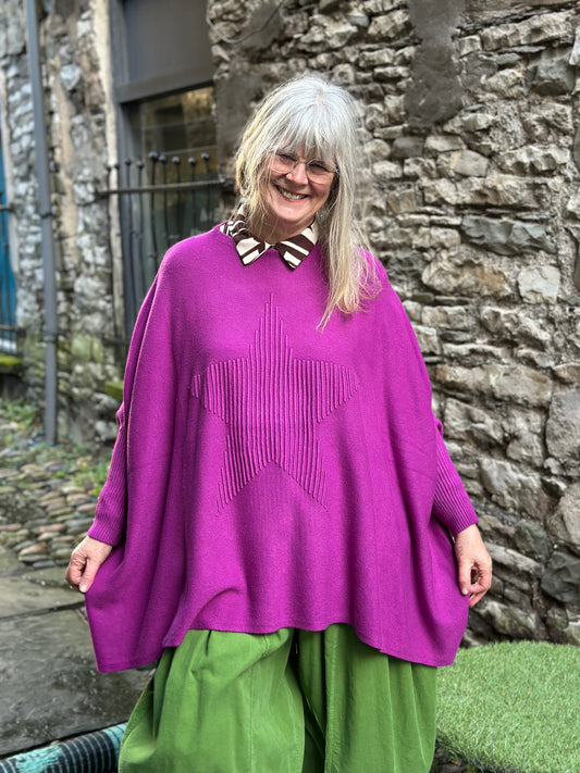 Stunning Purple Bella Star Jumper Fits Size 10-26