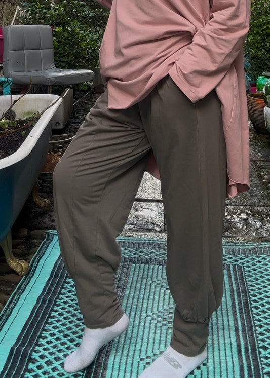 Super comfortable Earth Brown Long Azu Trousers Size 8-22