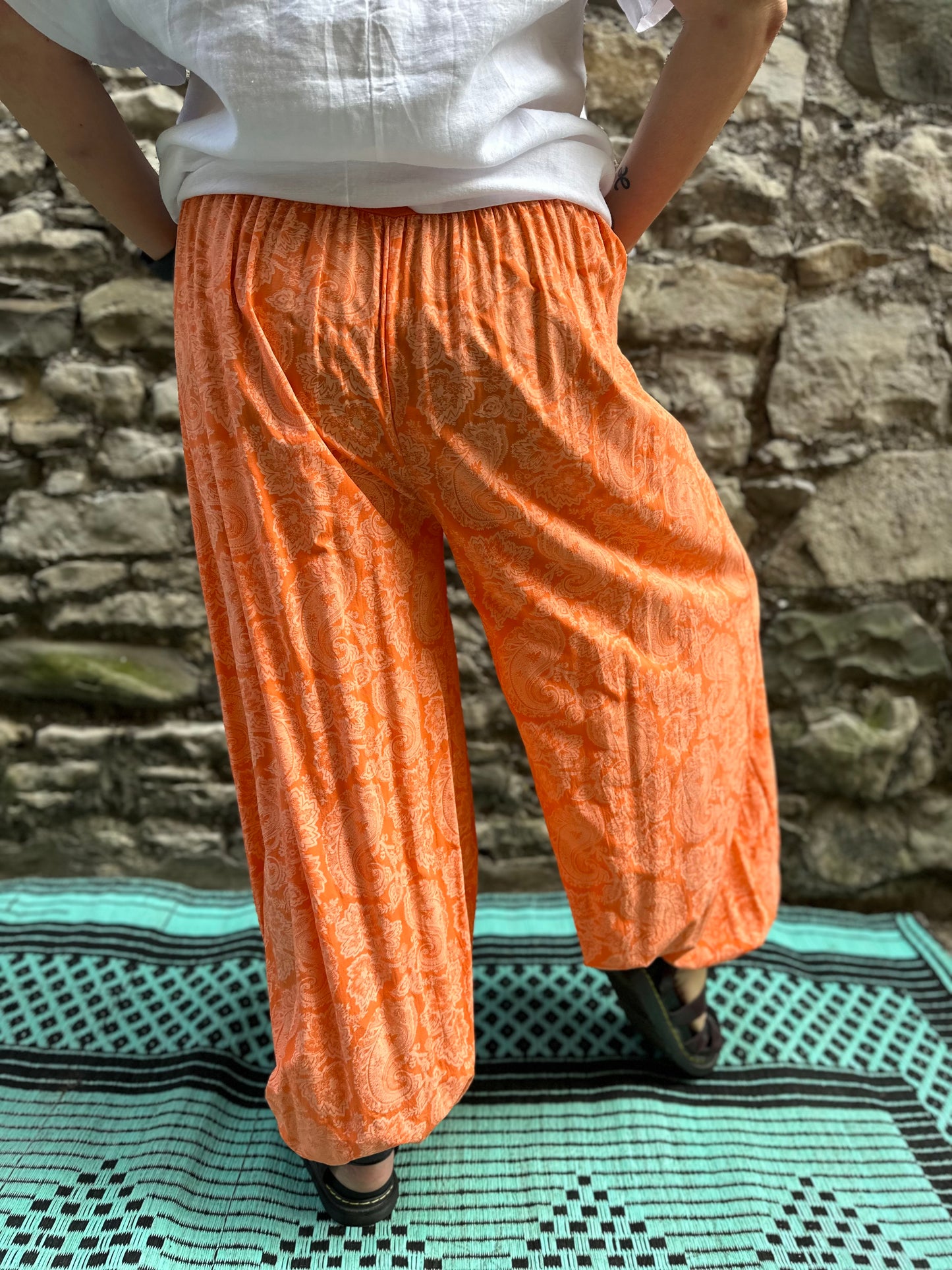 Printed Harem Yoga Trousers One Size Fits UK 10-22