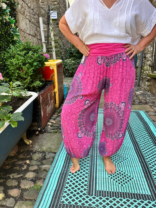 Harem Earthna Yoga Trousers One Size Fits UK 10-22