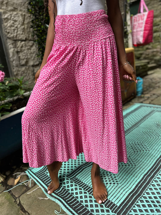Kiwaza Pink Culottes One Size Fits UK 6-18