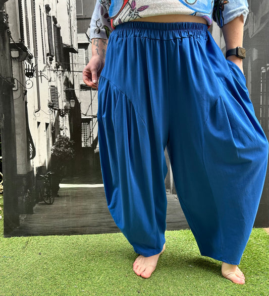 Yeba Trousers In Cobalt Blue Fits Size 12-26