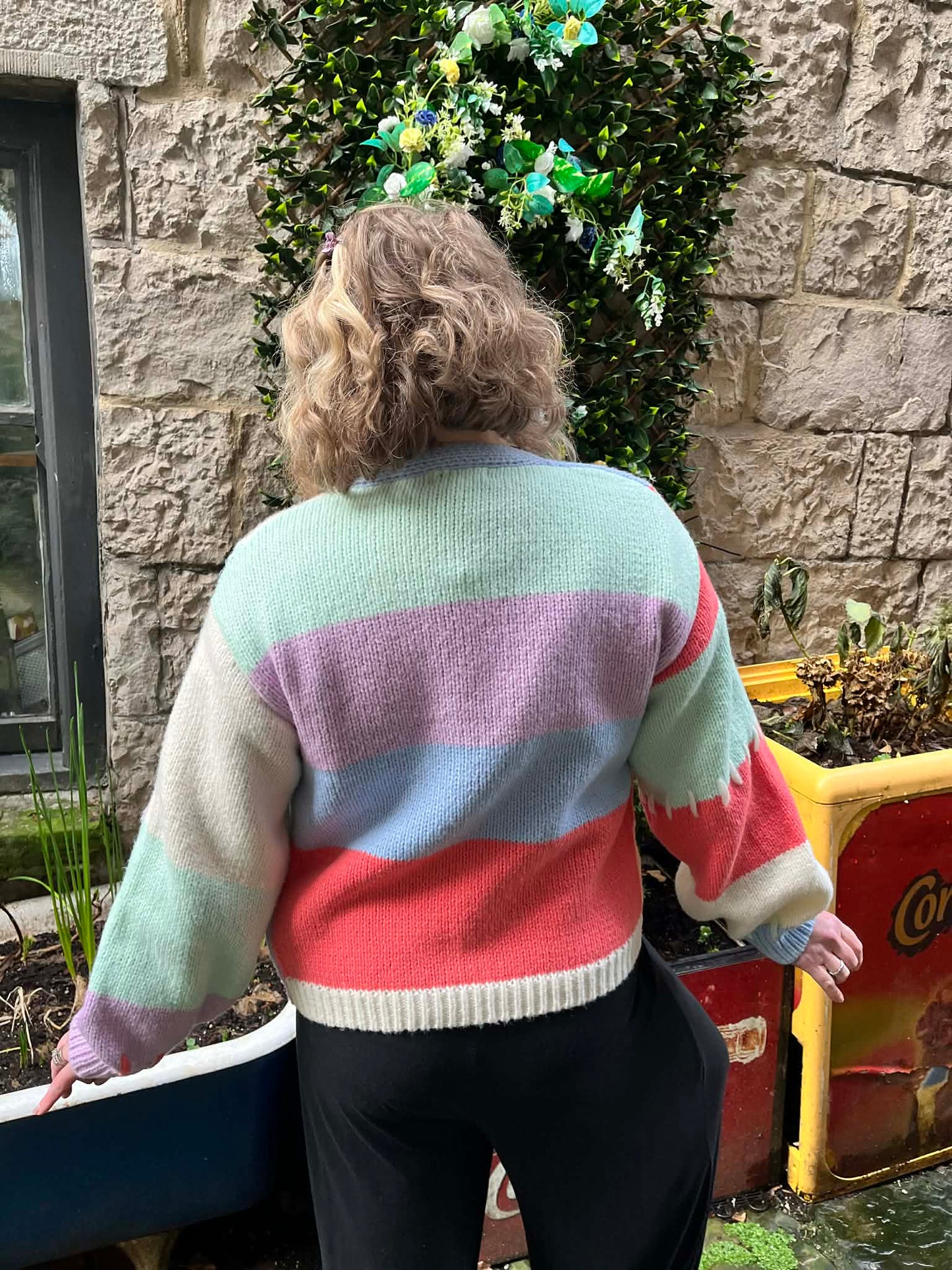 Stunning Soft Knit Fleury May Cardigan In Size S/ M